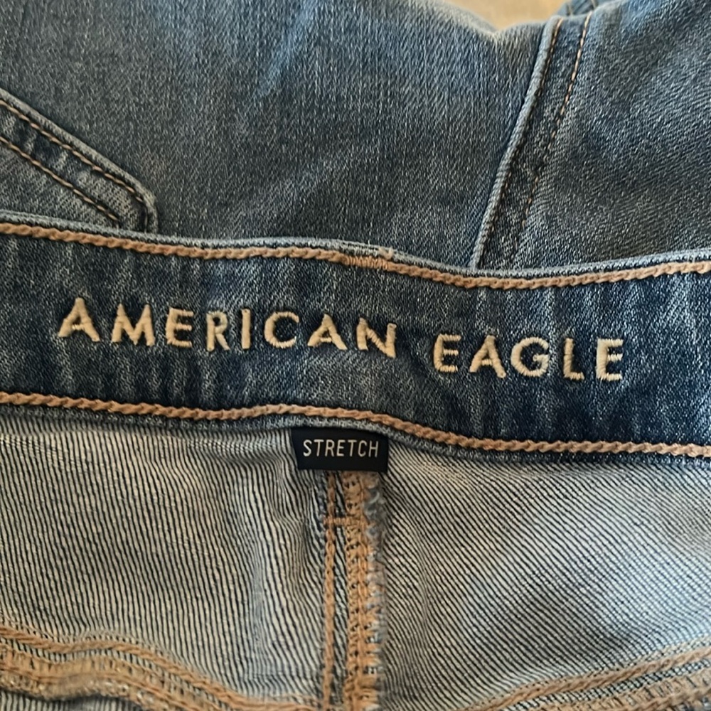 Super High Rise Baggy Wide Leg Jeans- American Eagle - Picture 2 of 5